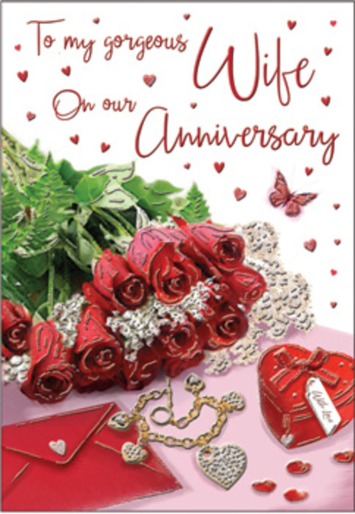 In this anniversary card artwork, romance is captured through a carefully composed still life that feels rooted in the calm charm of Fortis Green. At the centre, a grouping of classic red roses draws the eye, each bloom fully formed with layers of velvety petals in rich, deep crimson. The roses are framed by fresh greenery, their leaves slender and glossy, introducing a lively contrast of colour and texture that echoes the leafy avenues stretching toward Highgate and Muswell Hill. Nearby, an envelope rests with quiet importance, its creamy, slightly textured paper hinting at the presence of a heartfelt message written by hand. A small piece of jewellery lies close, likely a fine necklace or bracelet, its metal surface catching the soft light in subtle gleams that suggest the joy of exchanging gifts over many anniversaries. A heart-shaped keepsake box, polished and richly coloured in red, anchors the scene with a sense of memory and continuity, as though it has been opened and closed countless times to reveal tiny tokens of affection. Scattered hearts float across the surface, some shimmering as if dusted with light, adding a playful yet elegant energy. A delicate butterfly motif hovers nearby, wings outstretched as if mid-flight, hinting at transformation, hope, and the gentle flutter of longstanding love. Soft daylight illuminates each element, revealing the satin sheen of the petals, the cool smoothness of the jewellery, the subtly patterned card, and the glossy leaves. The overall impression is one of intimate celebration, like a private moment shared at home off Fortis Green Road-quiet, thoughtful, and suffused with gratitude for years spent side by side.